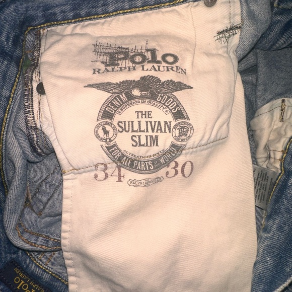 Men's Slim Fit Distressed Jeans - Picture 4 of 5